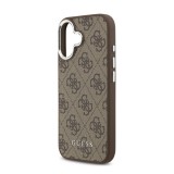 CG Mobile Apple iPhone 17 guess 4g magsafe szilikon telefonvédő (ütésállóság, műanyag hátlap) barna