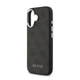 CG Mobile Apple iPhone 17 guess 4g magsafe szilikon telefonvédő (ütésállóság, műanyag hátlap) fekete