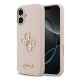 CG Mobile Apple iPhone 17 guess silicone big 4g script szilikon telefonvédő (műanyag hátlap, ütésállóság) rózsaszín