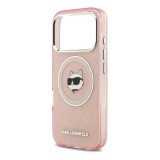 CG Mobile Apple iPhone 17 Pro karl lagerfeld iml choupette head logo védő(ütésálló, kameravédő, magsafe) rózsaszín