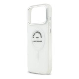 CG Mobile Apple iPhone 17 Pro karl lagerfeld iml karl rsg logo magsafe védő (műanyag hátlap, ütésálló, magsafe) átlátszó