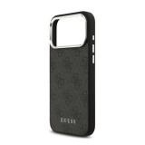 CG Mobile Apple iPhone 17 Pro Max guess 4g magsafe szilikon telefonvédő (ütésállóság, műanyag hátlap) fekete