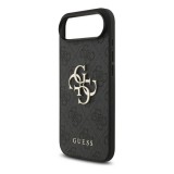 CG Mobile Apple iPhone Air guess 4g big logo szilikon telefonvédő (ütésállóság, bőr hatású hátlap) fekete