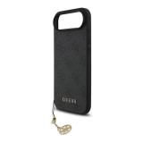 CG Mobile Apple iPhone Air guess 4g charms műanyag telefonvédő (textil hátlap, telefondísz) sötétszürke