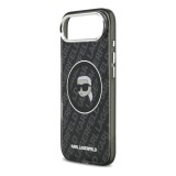 CG Mobile Apple iPhone Air karl lagerfeld iml karl head logo magsafe szilikonvédő (ütésálló, kameravédő, magsafe) fekete