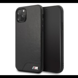 CG MOBILE BMW M műanyag telefonvédő (bőr hatású hátlap) FEKETE [Apple iPhone 11 Pro Max] (BMHCN65MHOLBK)