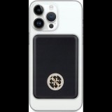 CG MOBILE GUESS 4G STRASSED METAL LOGO vésztöltő Type-C aljzat (3000mAh, 5W, MagSafe) FEKETE (GUPBM3AL4DMK) (GSM178292)