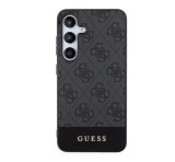 Cg mobile GUESS 4G STRIPE műanyag telefonvédő (textil hátlap) SZÜRKE Samsung Galaxy S24 (SM-S921)