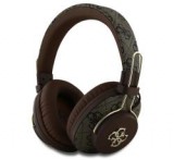 Cg mobile GUESS PU 4G METAL LOGO bluetooth fejhallgató SZTEREO (v5.3, mikrofon, zajszűrő) SÖTÉTBARNAGUBHS72P4F