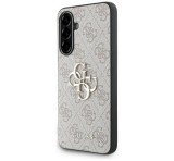 Cg mobile GUESS PU 4G METAL LOGO CASE műanyag telefonvédő (ütésállóság, bőr hatású hátlap) RÓZSASZÍN Samsung Galaxy A36 5G (SM-A366)