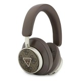 CG Mobile guess pu 4g triangle logo enc bluetooth fejhallgató sztereo (v5.4, mikrofon, zajszűrő) sötétbarna