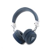 CG Mobile guess pu grained traingle logo bluetooth fejhallgató  (v5.3, mikrofon, zajszűrő, kártyaolvasó) sötétkék