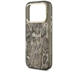 Cg mobile GUESS PYTHON PATTERN MAGSAFE szilikon telefonvédő (műanyag hátlap, MagSafe, leopárd minta) VILÁGOSBARNA Apple iPhone 17 Pro Max
