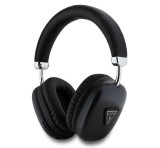 Cg mobile GUESS SAFFIANO bluetooth fejhallgató SZTEREO (v5.3, mikrofon, zajszűrő, IPX4 vízálló, microSD kártyaolvasó) FEKETE
