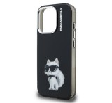 Cg mobile KARL LAGERFELD IML AQUARELLE CHOUPETTE szilikon telefonvédő (ütésállóság, kameravédő) FEKETE Apple iPhone 15 Pro