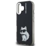 Cg mobile KARL LAGERFELD IML AQUARELLE CHOUPETTE szilikon telefonvédő (ütésállóság, kameravédő) FEKETE Apple iPhone 16