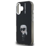 Cg mobile KARL LAGERFELD IML AQUARELLE KARL szilikon telefonvédő (ütésállóság, kameravédő) FEKETE Apple iPhone 16