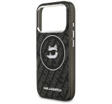 Cg mobile KARL LAGERFELD IML CHOUPETTE HEAD LOGO MAGSAFE szilikon telefonvédő (ütésállóság, kameravédő, MagSafe) FEKETE Apple iPhone 17 Pro
