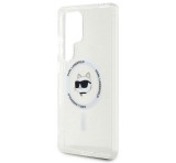 Cg mobile KARL LAGERFELD IML CHOUPETTE HEAD MAGSAFE szilikon telefonvédő (ütésállóság, kameravédő, MagSafe) ÁTLÁTSZÓ Samsung Galaxy S25 Ultra (SM-S938)