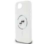 Cg mobile KARL LAGERFELD IML K&CH HEADS METAL FRAME MAGSAFE szilikon telefonvédő (ütésállóság, kameravédő, MagSafe) ÁTLÁTSZÓ Apple iPhone 16e