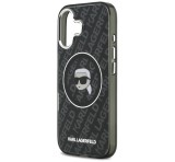 Cg mobile KARL LAGERFELD IML KARL HEAD LOGO MAGSAFE szilikon telefonvédő (ütésállóság, kameravédő, MagSafe) FEKETE Apple iPhone 17