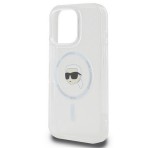 Cg mobile KARL LAGERFELD IML KARL HEAD METAL FRAME MAGSAFE szilikon telefonvédő (ütésállóság, kameravédő, MagSafe) ÁTLÁTSZÓ Apple iPhone 16 Pro
