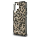 Cg mobile KARL LAGERFELD IML LEOPARD MAGSAFE szilikon telefonvédő (ütésállóság, kameravédő, MagSafe, leopárd minta) BARNA Apple iPhone 16