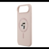 CG MOBILE KARL LAGERFELD LIQUID SILICONE KARL AND CHOUPETTE MAGSAFE szilikon telefonvédő (ütésállóság, MagSafe) RÓZSASZÍN Apple iPhone Air (KLHMP17MSCMKCRHP) (KLHMP17MSCMKCRHP)
