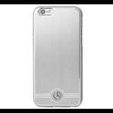 CG MOBILE MERCEDES-BENZ műanyag telefonvédő (alumínium hátlap, csíkos) EZÜST [Apple iPhone 6S Plus 5.5] (MEHCP6LBRUAL) - Telefontok