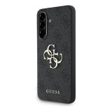 CG Mobile Samsung Galaxy A36 5G (SM-A366) guess pu 4g metal logo case védő (ütésálló, bőr hatású hátlap) sötétszürke