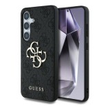 CG Mobile Samsung Galaxy S25 Plus (SM-S936) guess 4g big logo szilikon telefonvédő (ütésálló, bőr hatású hátlap) fekete