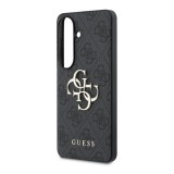 CG Mobile Samsung Galaxy S26 (SM-S942) guess 4g big metal logo műanyag védő (ütésállóság, bőr hatású hátlap) fekete