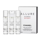 Chanel Allure Homme Sport EDT 60ML (3x20) refills Férfi Parfüm