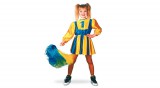 Cheerleader ruha sárga/kék (128-as méret) - CARNEVAL 11237