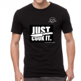 Chefs.hu JUST COOK nyomott mintás póló