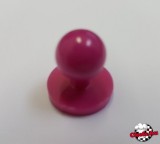 Chefs.hu Sötétrózsaszín szakácskabát gomb 12 db