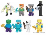 Chengdu Xizeqing Trading Co. Ltd. 8 db-os Minecraft mini figura szett