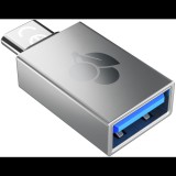 CHERRY 61710036 csatlakozó átlakító USB-A USB-C Ezüst (61710036)