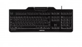 CHERRY KC 1000 SC billentyűzet QWERTY Brit angol Fekete