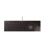 CHERRY KC 6000 Slim billentyűzet USB QWERTY Brit angol Fekete (JK-1600GB-2)