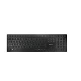 Cherry KW 9100 SLIM vezeték nélküli US EURO Symbol billentyűzet fekete (JK-9100EU-2) (JK-9100EU-2)