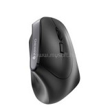 Cherry MW 4500 ergonomikus vezeték nélküli optikai egér, USB, 2.4GHz, 600/900/1200dpi, fekete (JW-4500)