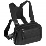 Chest Pack, "Recon", black - mellkas táska, fekete