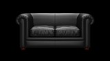 Chesterfield Austen 2-személyes kanapé, premium A bőrrel