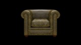 Chesterfield Austen fotel, premium C bőrrel