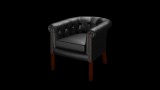 Chesterfield Beaumont Chair fotel, premium A bőrrel