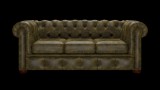 Chesterfield Conway 3-személyes kanapé, premium C bőrrel