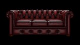Chesterfield Conway 3-személyes kanapé, standard bőrrel