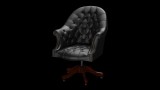 Chesterfield Director's Swivel Chair karfás forgószék, premium A bőrrel