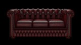 Chesterfield Fleming 3-személyes kanapé, standard bőrrel